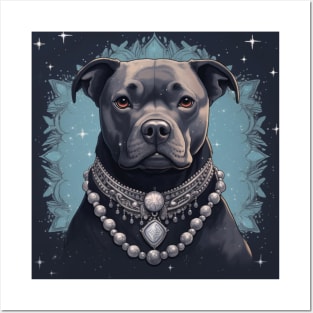 Vintage Staffy Posters and Art